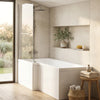 1500mm L Shaped Shower Bath
