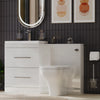 Form 1200mm Bathroom Vanity White Furniture Set