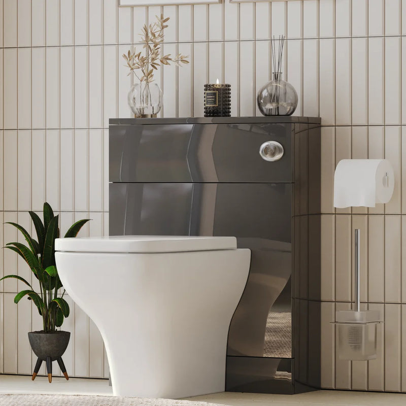 Form Back To Wall Anthracite Toilet Unit