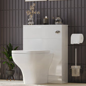 Form Back To Wall White Unit