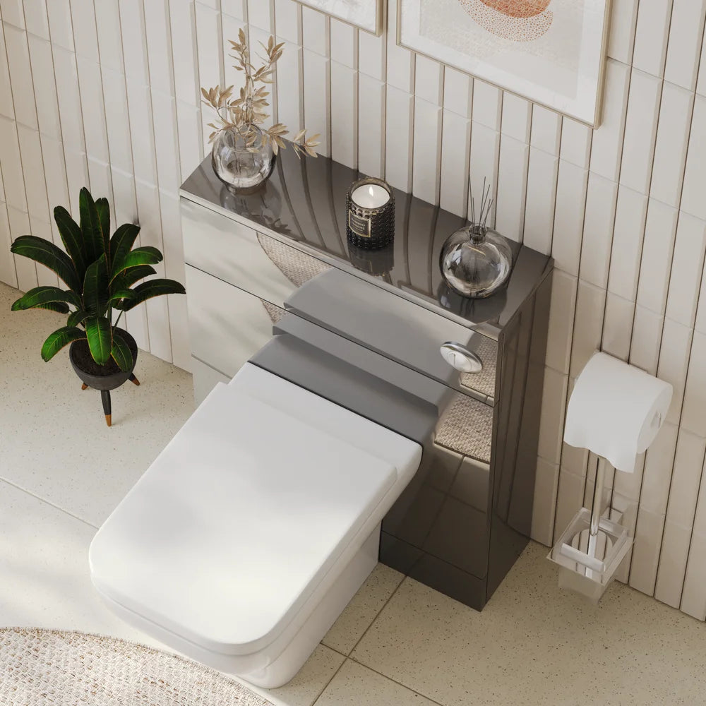 Form Back To Wall Anthracite Toilet Unit