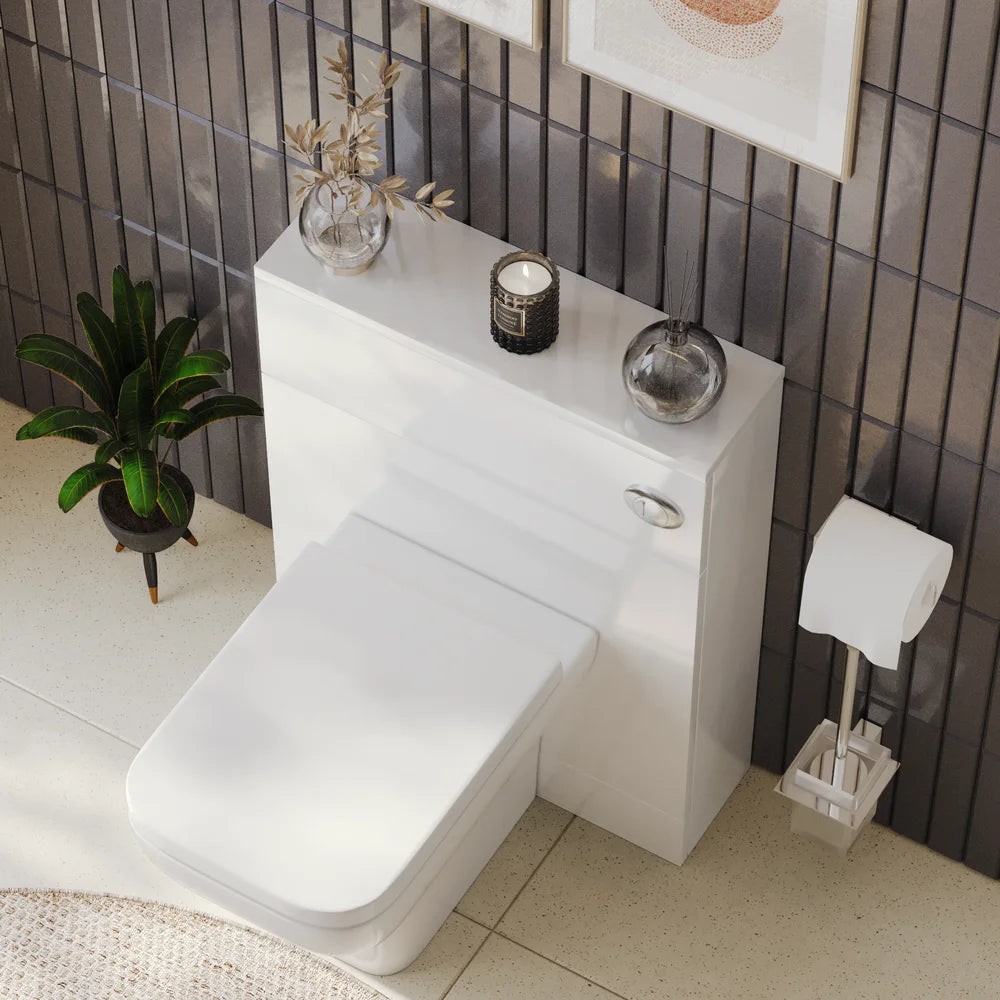 Form 600mm White Back To Wall Toilet Unit