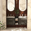 Sonix 1500 Wall Hung Double Basin Vanity Unit Grey