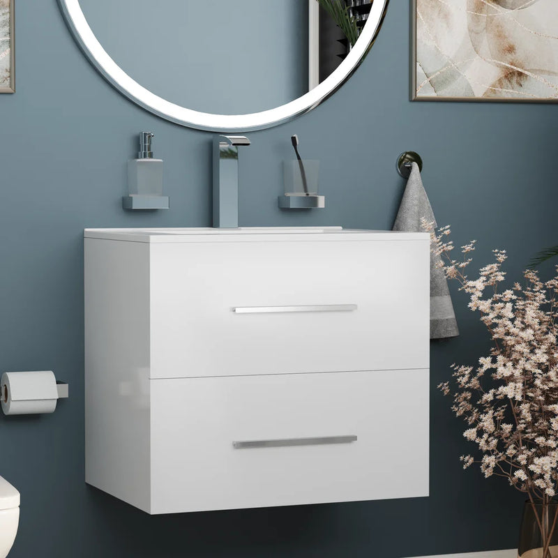 Sonix 600mm White Wall Hung Unit