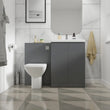 Mercury Matt Grey Vanity and WC Unit Suite