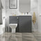 Mercury Matt Grey Vanity and WC Unit Suite