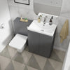 Mercury Matt Grey Vanity and WC Unit Suite