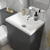 Mercury Matt Grey Vanity and WC Unit Suite