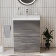 Form 600mm Freestanding Grey Vanity Unit