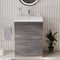 Form 600mm Freestanding Grey Vanity Unit