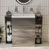 Form 1000mm Grey Vanity Unit with Shelves