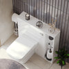 Form 800mm White Back To Wall Combination Unit