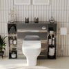 Form 1000mm Grey Back To Wall Toilet Unit with Shelves