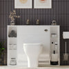 Form 1000mm White Back To Wall Combination Unit