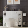 Form 1000mm White Back To Wall Combination Unit