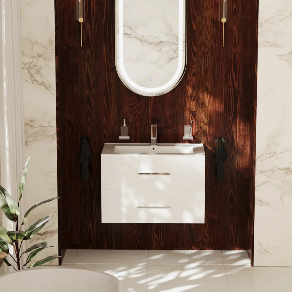 Sonix 800mm White Wall Hung Unit
