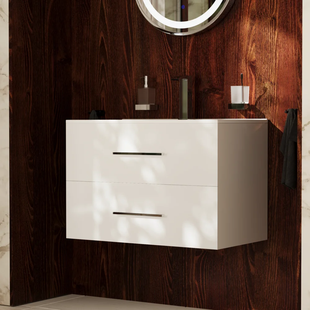 Sonix 800mm White Wall Hung Unit