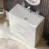 Form 800mm Freestanding White Gloss Vanity Unit