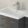 Pemberton 1100mm L Shaped Grey Cloakroom Combination Suite