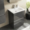 Pemberton 600mm Grey Freestanding Vanity Unit