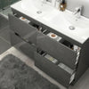 Pemberton 1200mm Freestanding Grey Double Vanity Unit
