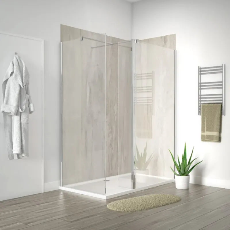 300mm Wetroom Flipper Panel Radiant