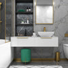 Jivana 1200mm Wall Hung White Single Countertop Vanity Unit