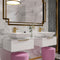 Jivana 1500mm Wall Hung White Countertop Vanity Unit