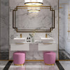 Jivana 1500mm Wall Hung White Countertop Vanity Unit