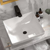 Jivana 1500mm Wall Hung White Countertop Vanity Unit