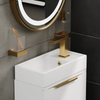 Jivana 400mm White Cloakroom Vanity Unit