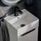 Jivana 325mm White Cloakroom Vanity Unit