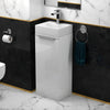 Jivana 325mm White Cloakroom Vanity Unit