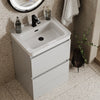 Ashford 600mm Floorstanding Pearl Grey Vanity Unit