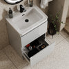 Ashford 600mm Floorstanding Pearl Grey Vanity Unit