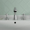 Chester crosshead basin mixer tap for 3 tap hole installation in chrome, traditional heritage design
