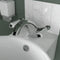 Clarice lever basin mono mixer tap with waste in chrome, traditional lever handle with heritage character