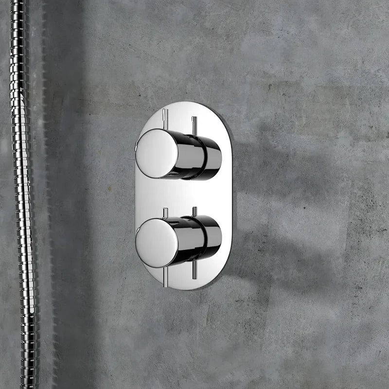 Round Shower Valve Tweed