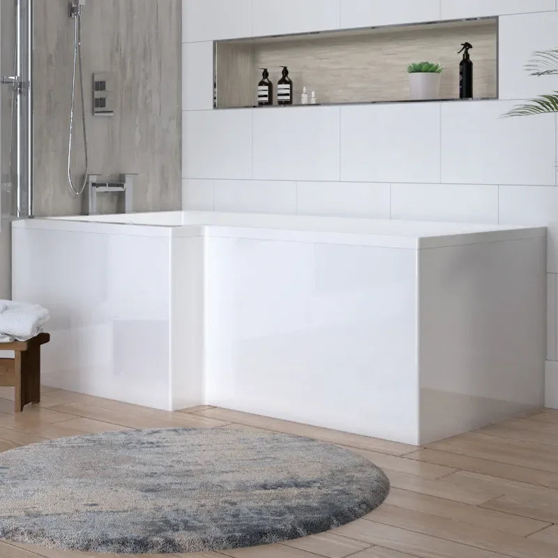 700mm L Shape End Bath Panel