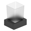 Tumbler Holder with Frosted Glass Cup