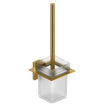 Toilet Brush Holder with Frosted Glass Slade
