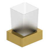 Tumbler Holder with Frosted Glass Cup