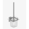 Toilet Brush Holder with Frosted Glass Slade