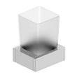 Tumbler Holder with Frosted Glass Cup