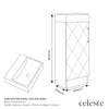 Celeste Diamond 325 Buttermilk Cream Vanity Unit with Basin