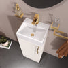 Celeste Fluted 325 Buttermilk Cream Vanity Unit with Basin
