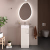 Celeste Fluted 325 Buttermilk Cream Vanity Unit with Basin