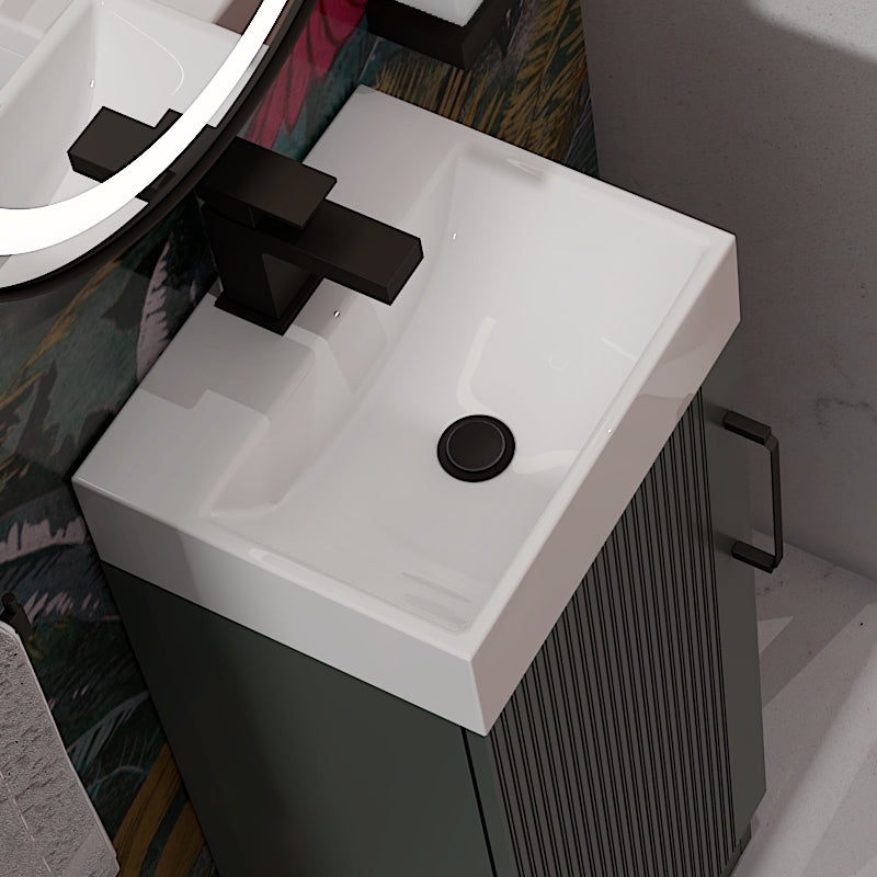 Celeste Linear 325 Green Vanity Unit with Basin