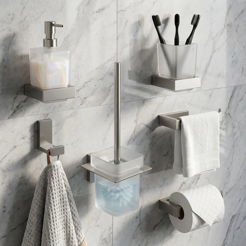 6 Piece Bathroom Accessory Set