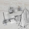 Frosted Glass Soap Dispenser Slade